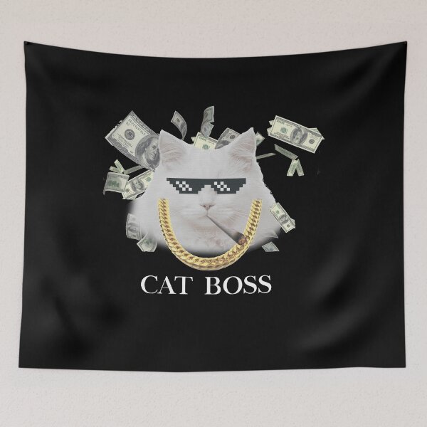 Item preview, Cat Boss, Cat In Sunglasses, Funny design, gift for cat lovers designed and sold by Aymanerachif.