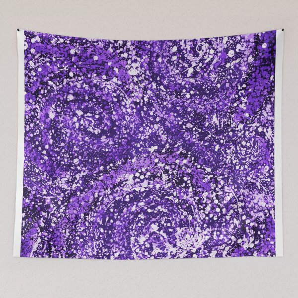 Item preview, Purple and Violet Splatter Swirls designed and sold by Leslie Rogers Todder.