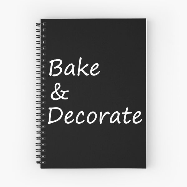 Item preview, Bake & Decorate - White Text designed and sold by CreativeKari.