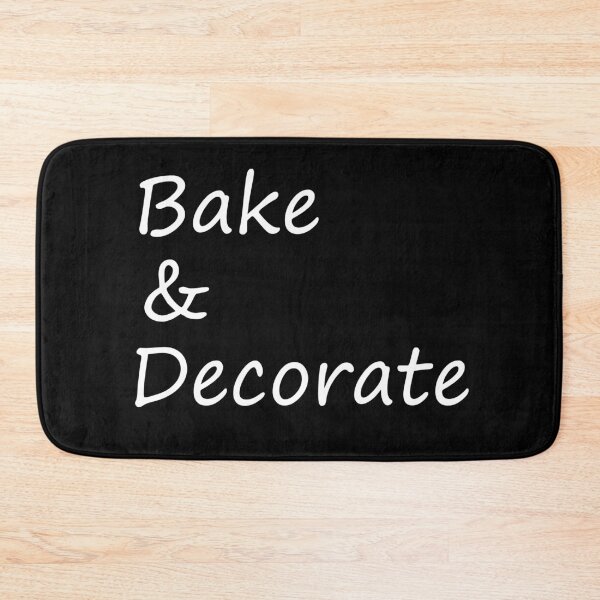 Item preview, Bake & Decorate - White Text designed and sold by CreativeKari.