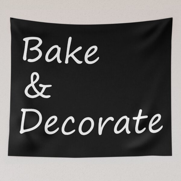Item preview, Bake & Decorate - White Text designed and sold by CreativeKari.