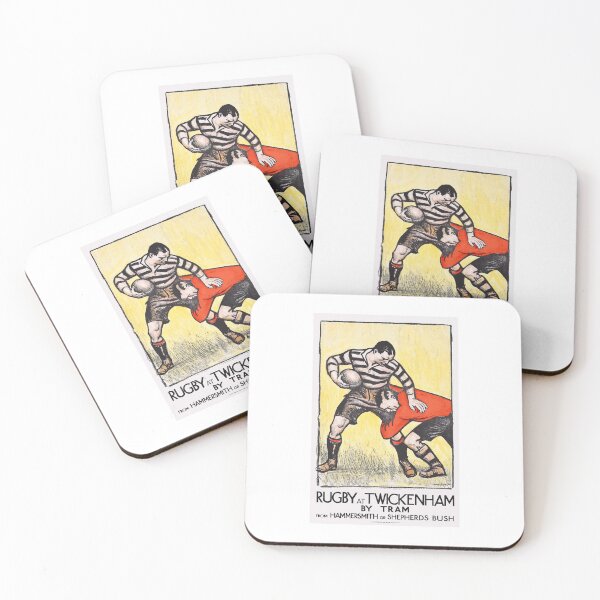 Item preview, 1921 RUGBY At Twickenham Advertising Poster designed and sold by retrographics.