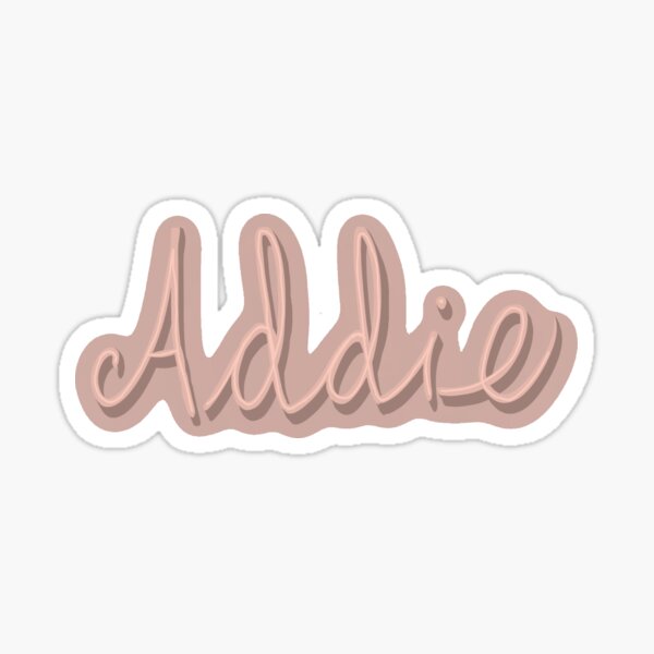 “Addie " Sticker by AddieJoy | Redbubble