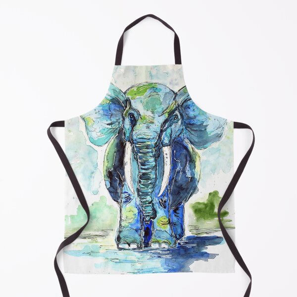 Artikelvorschau, Molliger blauer Elefant entworfen und verkauft von Sebastian Grafmann.
