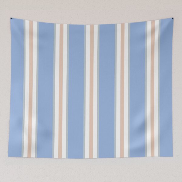 Item preview, Striped blue and white background  designed and sold by SpringForever.
