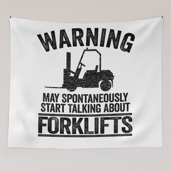 Item preview, May Talk About Forklifts Funny Forklift Operator Gift designed and sold by Stronzi.