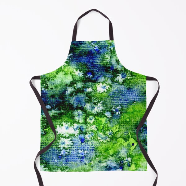 Item preview, Green and Blue Abstract Surface designed and sold by Sebastian Grafmann.