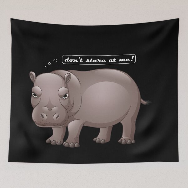 Item preview, Don't Stare At Me. Hippo Said designed and sold by roocky.