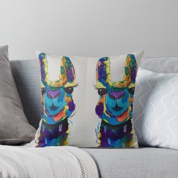 Item preview, Rainbow llama  designed and sold by Artsymomdawn.