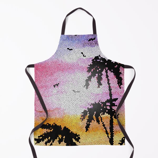 Item preview, Palm Trees Sunset Mosaic designed and sold by Sebastian Grafmann.