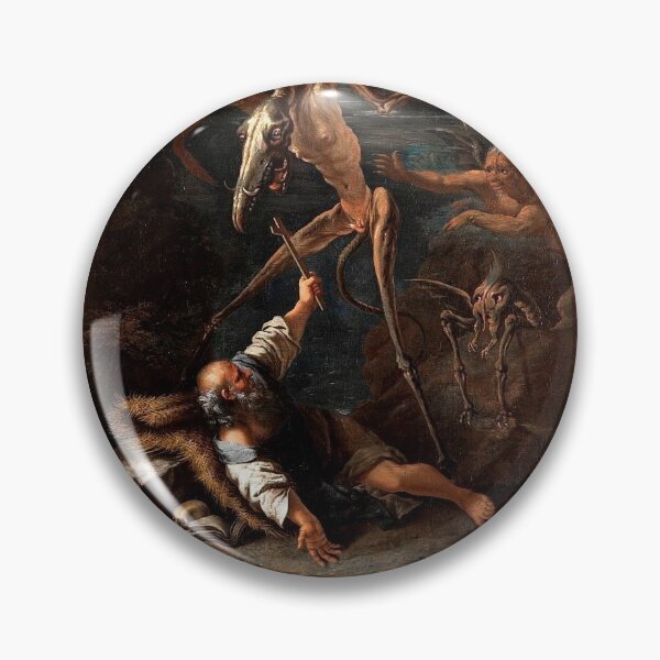 Item preview, The Temptation of Saint Anthony by Salvator Rosa designed and sold by IndieArtDream.