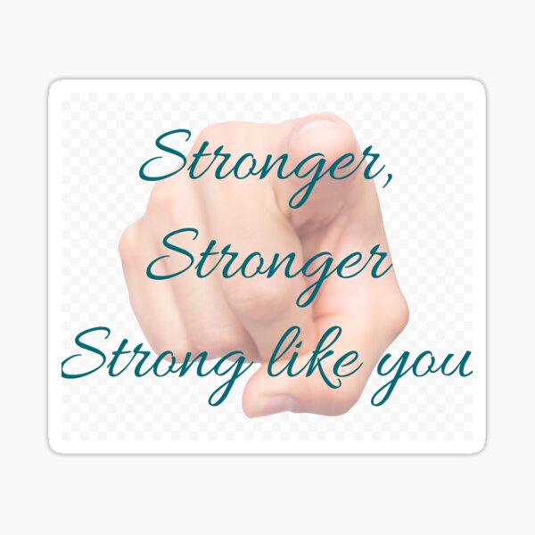 Stronger, Stronger, Strong like you. Produced by KEiiNO NEWS for KEiiNO Fan Group Official. Sticker