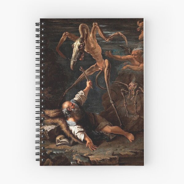 Item preview, The Temptation of Saint Anthony by Salvator Rosa designed and sold by IndieArtDream.