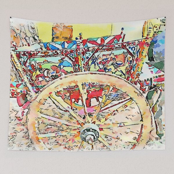 Item preview, Sicilian cart designed and sold by Giuseppe Cocco.