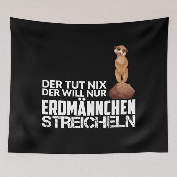 Item preview, DER TUT NIX DER WILL NUR ERDMAeNNCHEN STREICHELN designed and sold by Spirit-Designs.