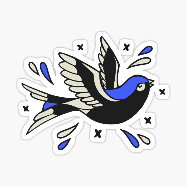 Blue Jay Bird Tattoo 