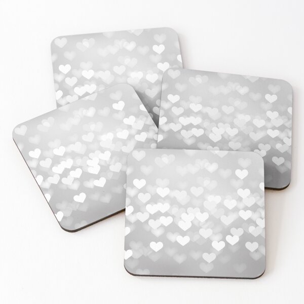 Item preview, Sparkle Silver Hearts designed and sold by Ksaavet.