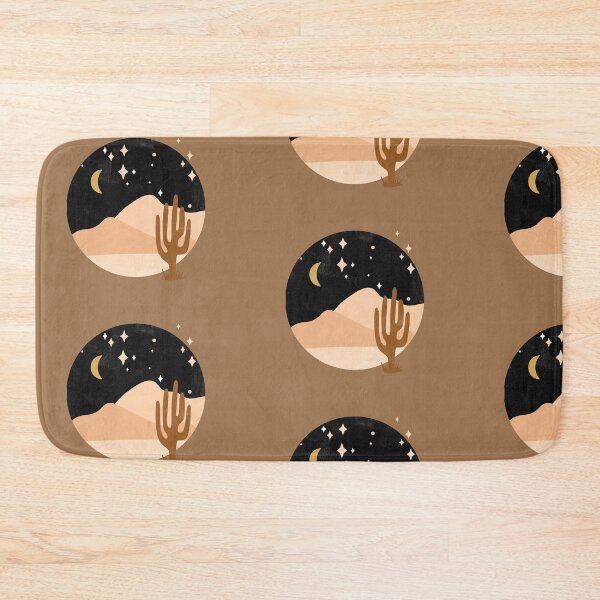 Item preview, The Desert Rose Minimalistic Shower Curtain designed and sold by Mary Maple.