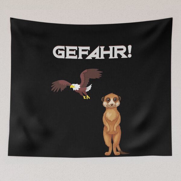 Artikelvorschau, Erdmännchen Gefahr entworfen und verkauft von Spirit-Designs.
