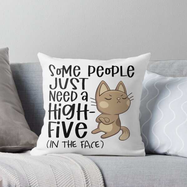 Item preview, Just Need A High Five | Funny cat designed and sold by Petra Becker.
