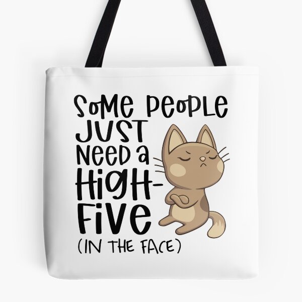 Item preview, Just Need A High Five | Funny cat designed and sold by Petra Becker.