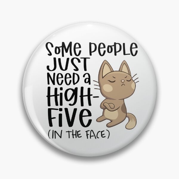 Item preview, Just Need A High Five | Funny cat designed and sold by Petra Becker.