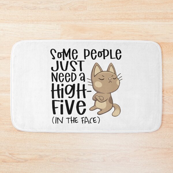 Item preview, Just Need A High Five | Funny cat designed and sold by Petra Becker.