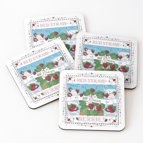 Item preview, Fresas con crema designed and sold by Katrina Sutton.