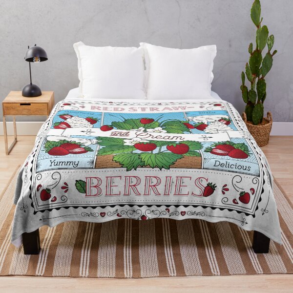 Item preview, Strawberries and Cream designed and sold by Katrina Sutton.