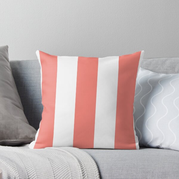 Item preview, Coral Pink And White Stripes designed and sold by rewstudio.