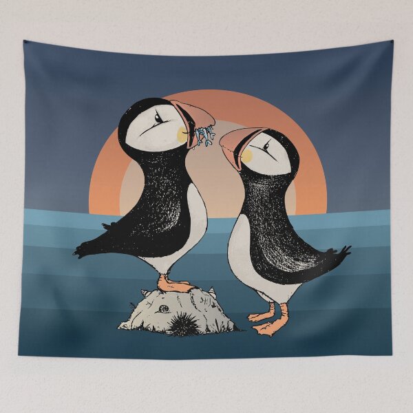 Item preview, Puffins designed and sold by mangulica.