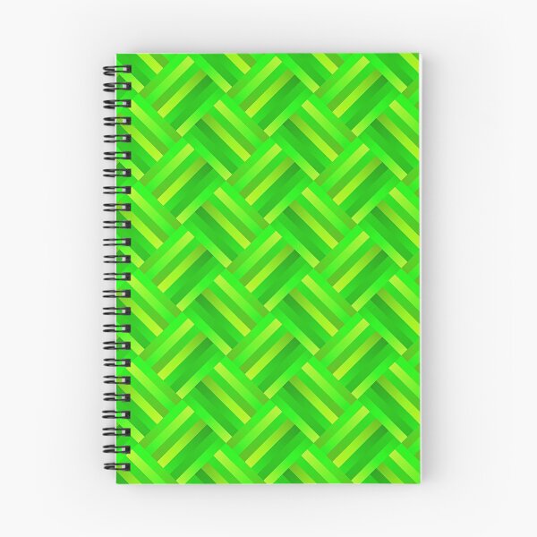 Item preview, Gradient neon green basketwave pattern designed and sold by Delicarte.