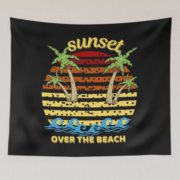 Item preview, sunset over the beach designed and sold by Eman4design.
