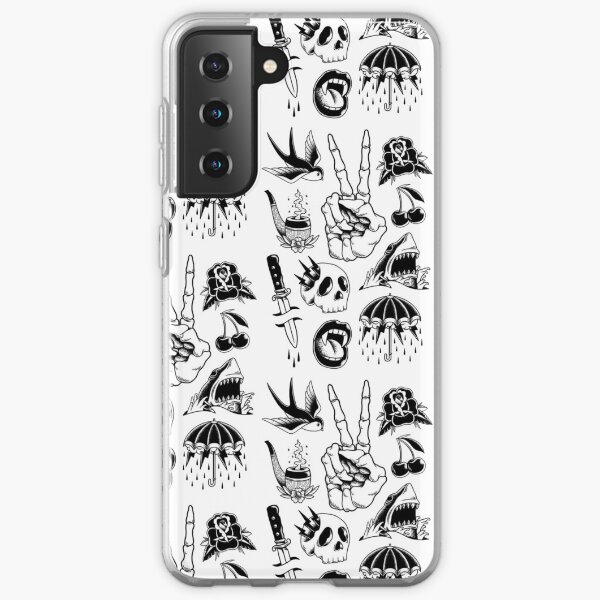 Old school tattoo designs Samsung Galaxy Soft Case