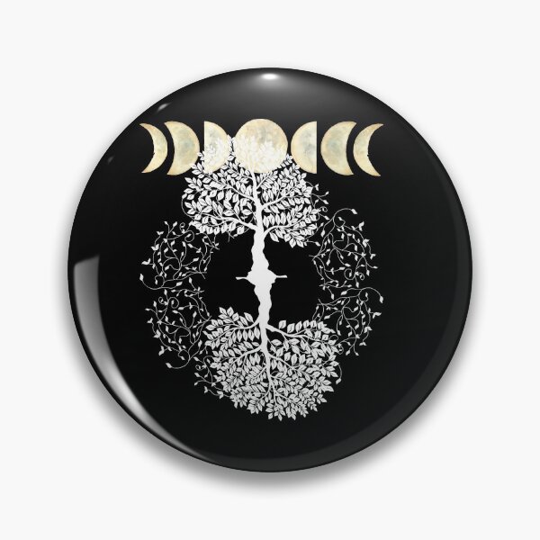 Item preview, Phases of the Moon Retro 60's 70's Vibe Tree of Life designed and sold by Independence arrival.