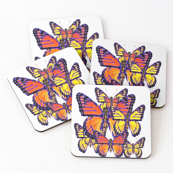 Item preview, COLORFUL MONARCH STYLE BUTTERFLY ABSTRACT PATTERNS designed and sold by sharlesart.