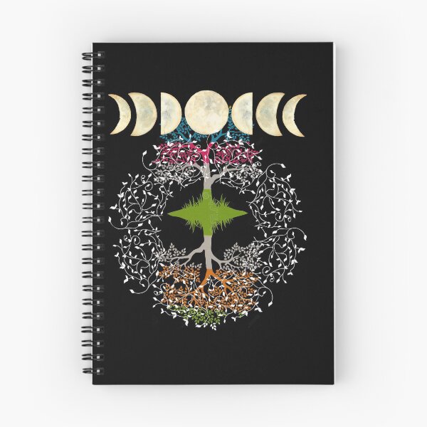 Item preview, Phases of the Moon Retro 60's 70's Vibe Tree of Life designed and sold by Independence arrival.