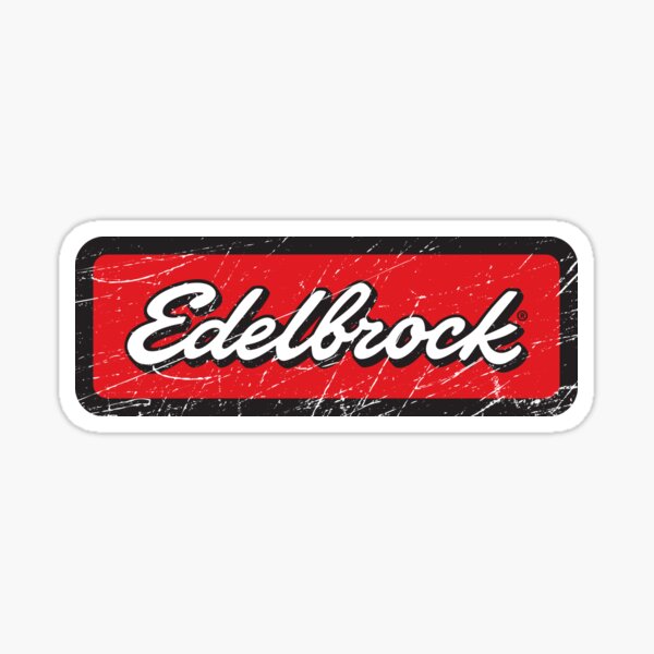 Vintage Edelbrock Sticker