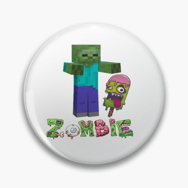 Zombie Piggy Pins And Buttons Redbubble - square roblox zombie