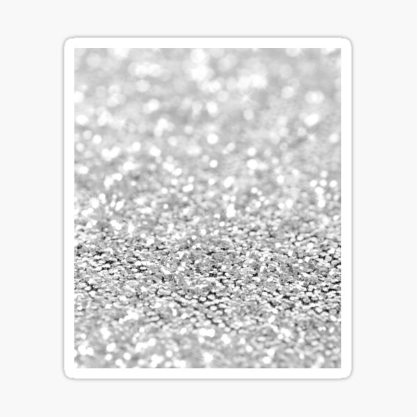 Sparkle Silver Crystals Sticker