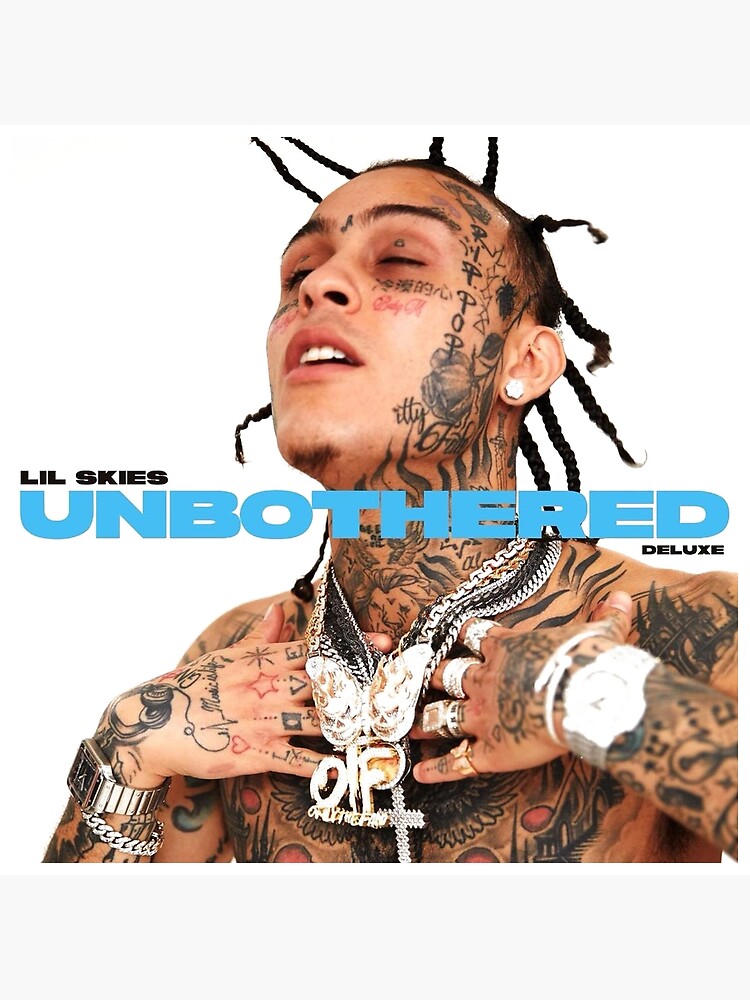 "Lil Skies Unbothered" Poster for Sale by patrickhoch2 Redbubble