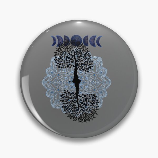 Item preview, Phases of the Moon Retro 60's 70's Vibe Tree of Life designed and sold by Independence arrival.