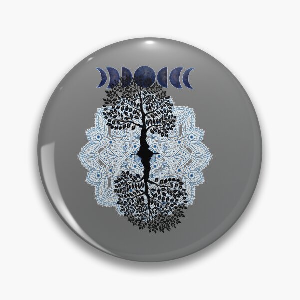 Item preview, Phases of the Moon Retro 60's 70's Vibe Tree of Life designed and sold by Independence arrival.