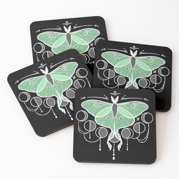 Item preview, Midnight Luna Moth - Green designed and sold by heysoleilart.