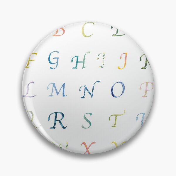 Item preview, A to Z Alphabet Stickers designed and sold by SakiOno.