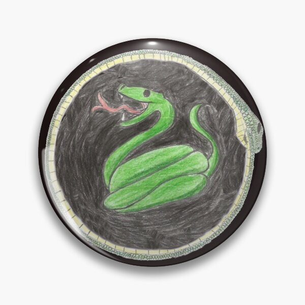 Item preview, Cunning Ambitious Snake with Ouroboros designed and sold by MelissaLeman.