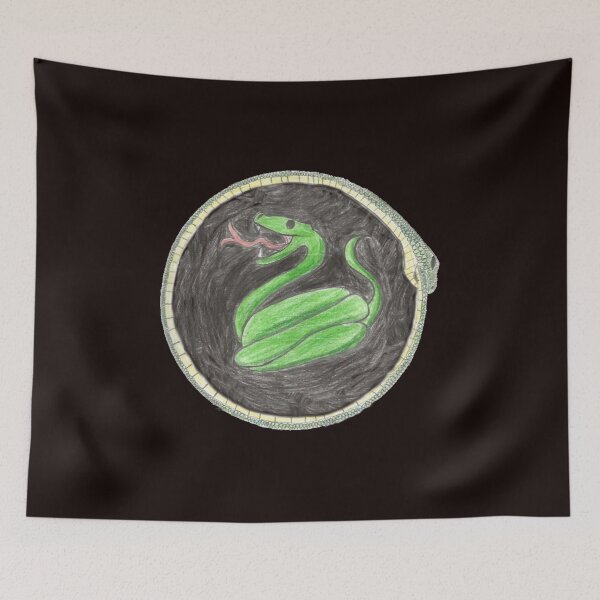 Item preview, Cunning Ambitious Snake with Ouroboros designed and sold by MelissaLeman.