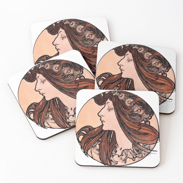 Item preview, Art Nouveau Collection - Lady with ornamental crown designed and sold by Artificialx.