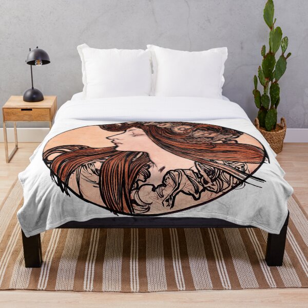 Aperçu de l'œuvre Collection Art Nouveau - Dame à la couronne ornementale créée et vendue par Artificialx.