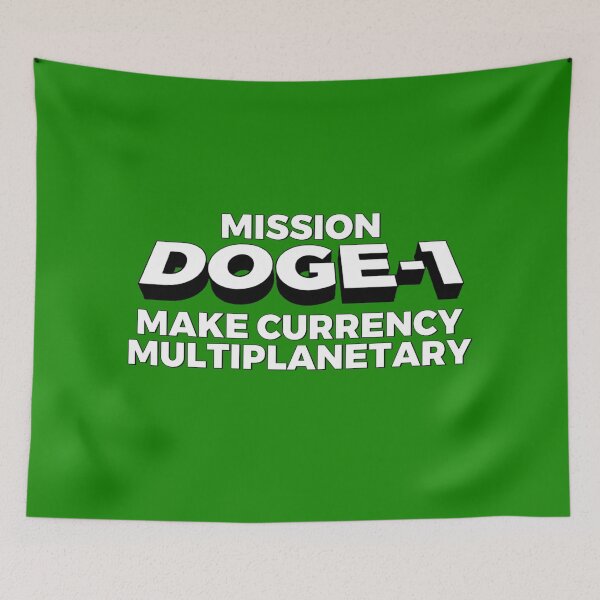 Item preview, Doge-1 Space Mission Make Cryptocurrency Multiplanetary designed and sold by JG0024.